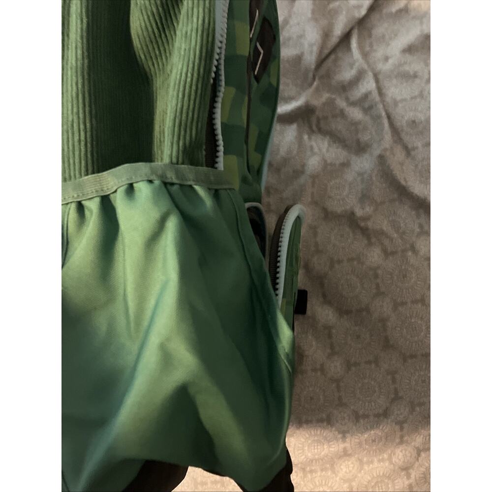Pottery Barn Mackenzie Minecraft Creeper Critter Glow Dark Large Backpack Jace - Picture 7 of 11